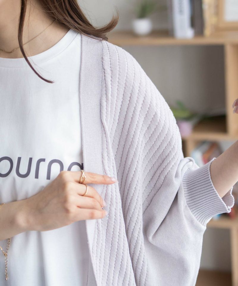 HusHusH 透かし編みドルマンカーディガン レディース商品画像-6