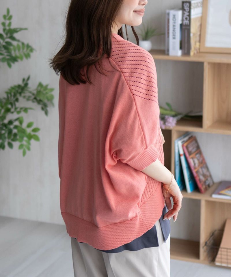 HusHusH 透かし編みドルマンカーディガン レディース商品画像-17