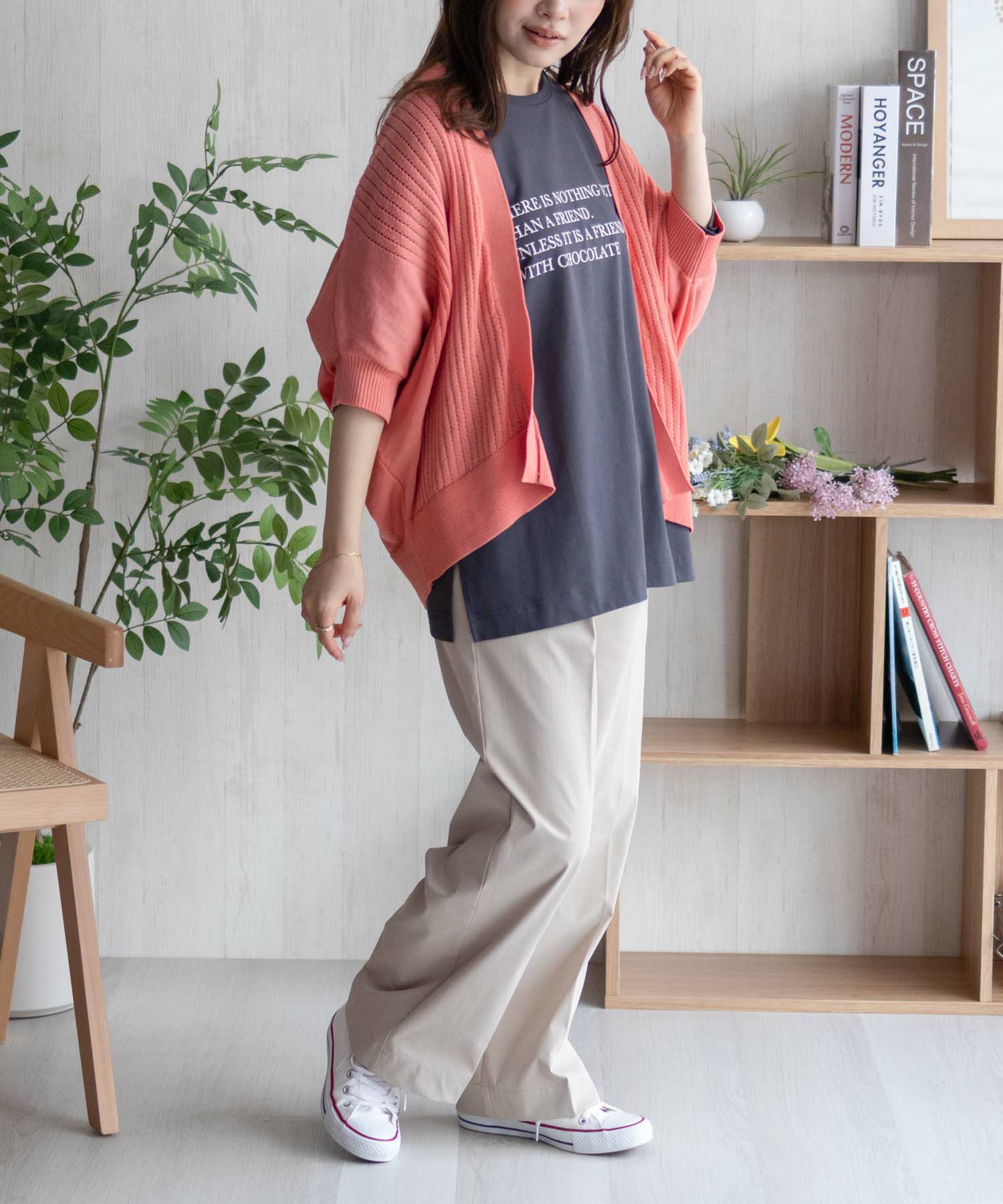 HusHusH  透かし編みドルマンカーディガン レディース商品画像-20