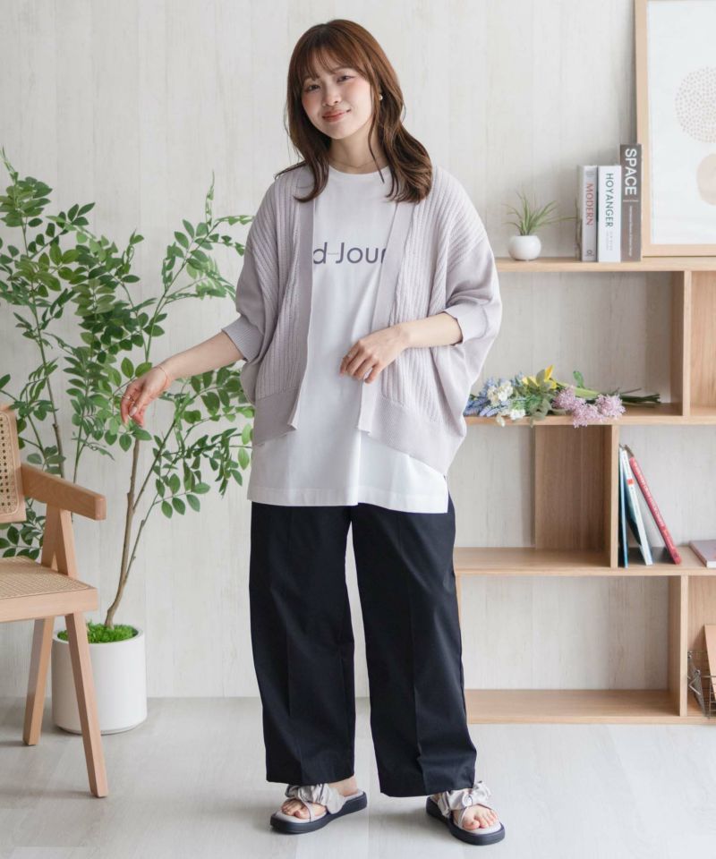 HusHusH  透かし編みドルマンカーディガン レディース商品画像-28