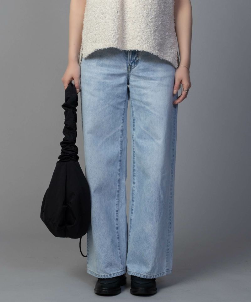 [期間限定価格]SOMETHING  LISA ヴィンテージワイドデニムパンツ レディース商品画像-3