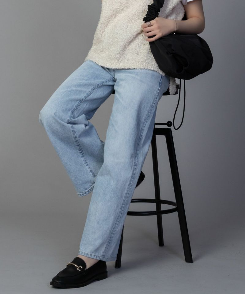 [期間限定価格]SOMETHING  LISA ヴィンテージワイドデニムパンツ レディース商品画像-5