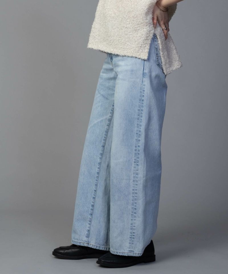 [期間限定価格]SOMETHING  LISA ヴィンテージワイドデニムパンツ レディース商品画像-7