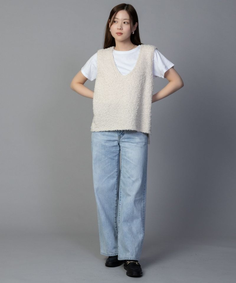 [期間限定価格]SOMETHING  LISA ヴィンテージワイドデニムパンツ レディース商品画像-19