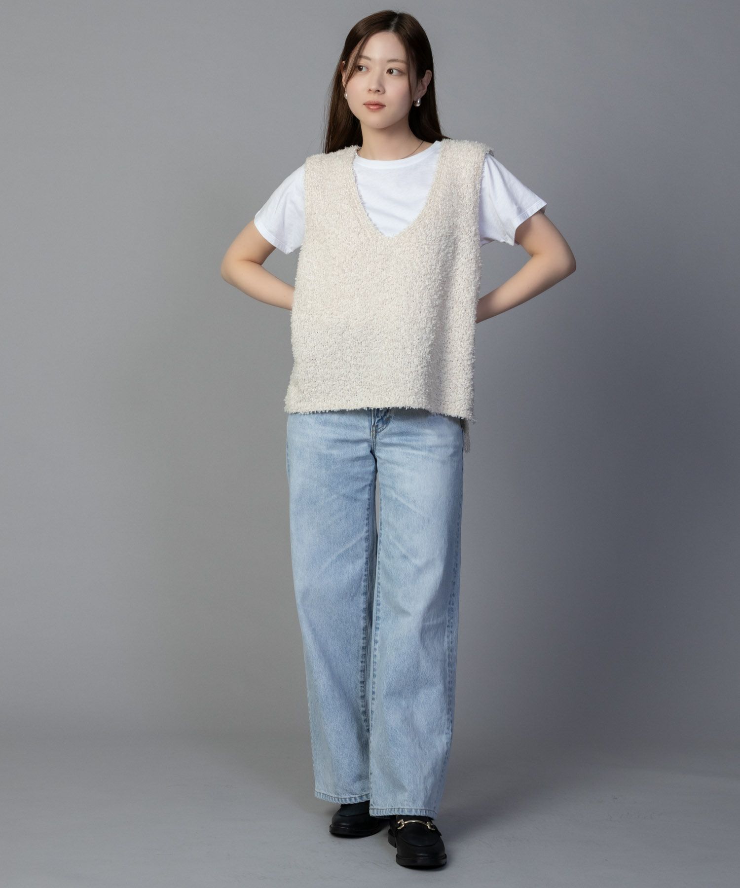 [期間限定価格]SOMETHING  LISA ヴィンテージワイドデニムパンツ レディース商品画像-19