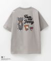 Tom and Jerry バックサガラ刺繍Tシャツ メンズ ネコポス 対応商品