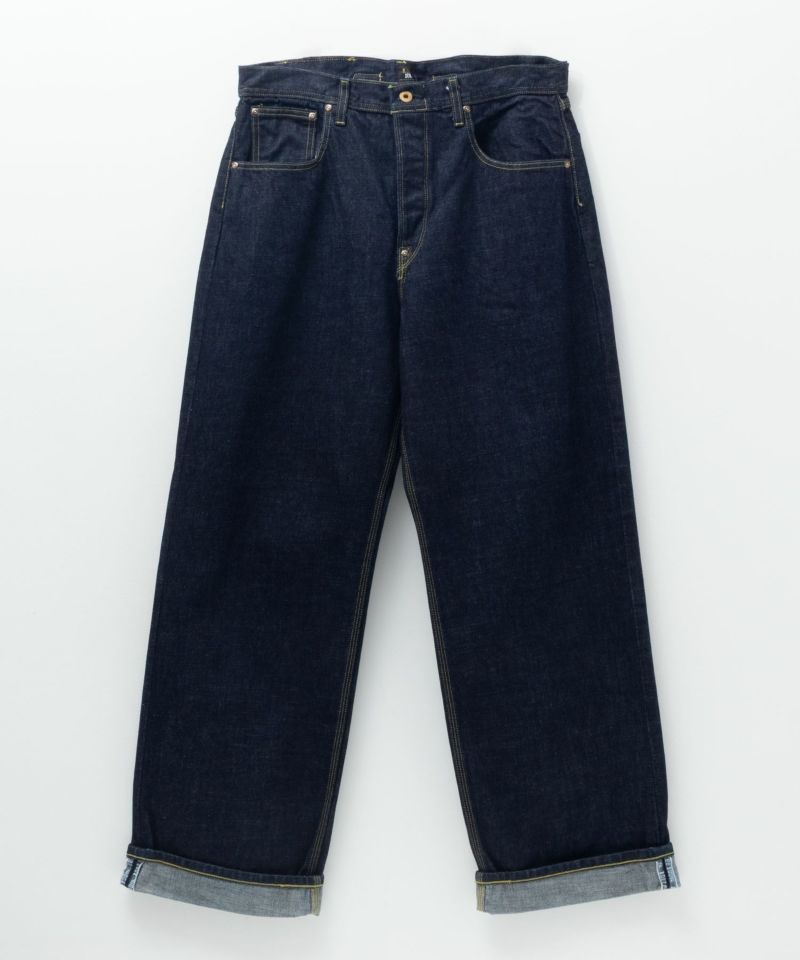 Lee 101 カウボーイワイドパンツ セルビッジデニム メンズ