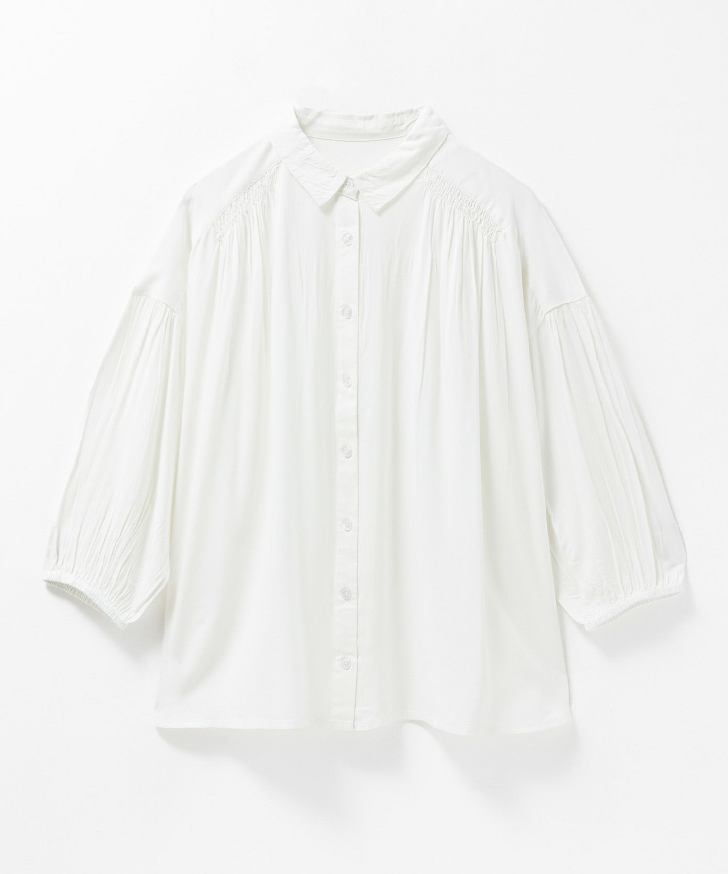 Howdy Marie インドファブリック 7分袖シャーリングチュニック レディース商品サムネイル-25