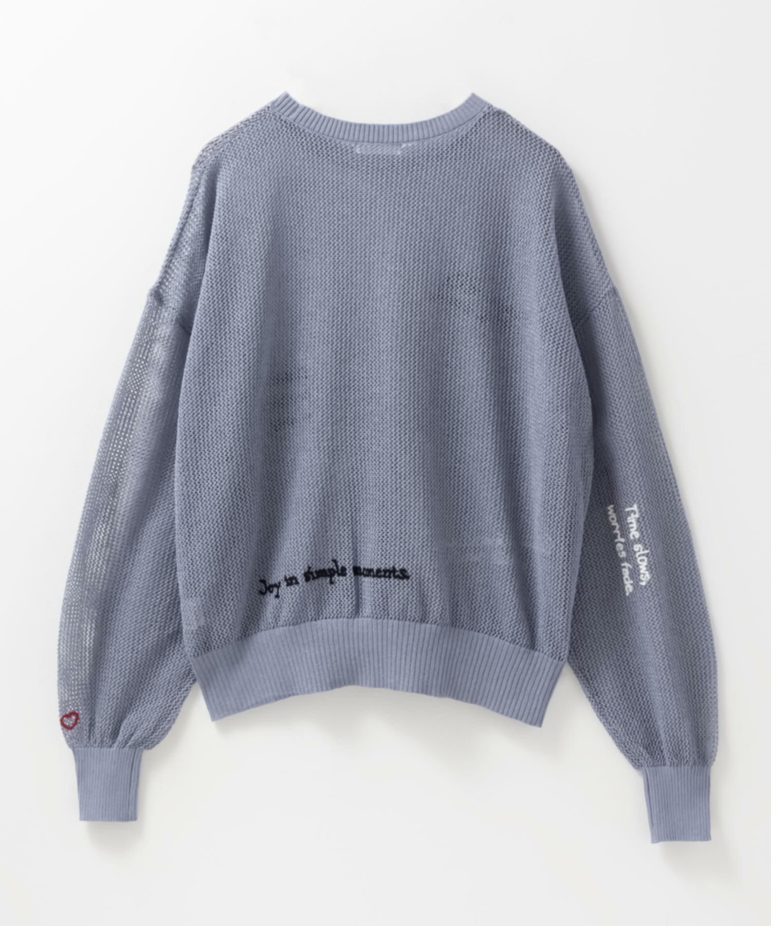 nAvy ランダム刺繍プルオーバー レディース