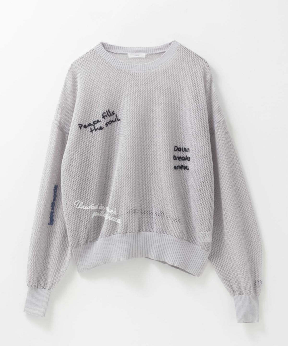 nAvy ランダム刺繍プルオーバー レディース