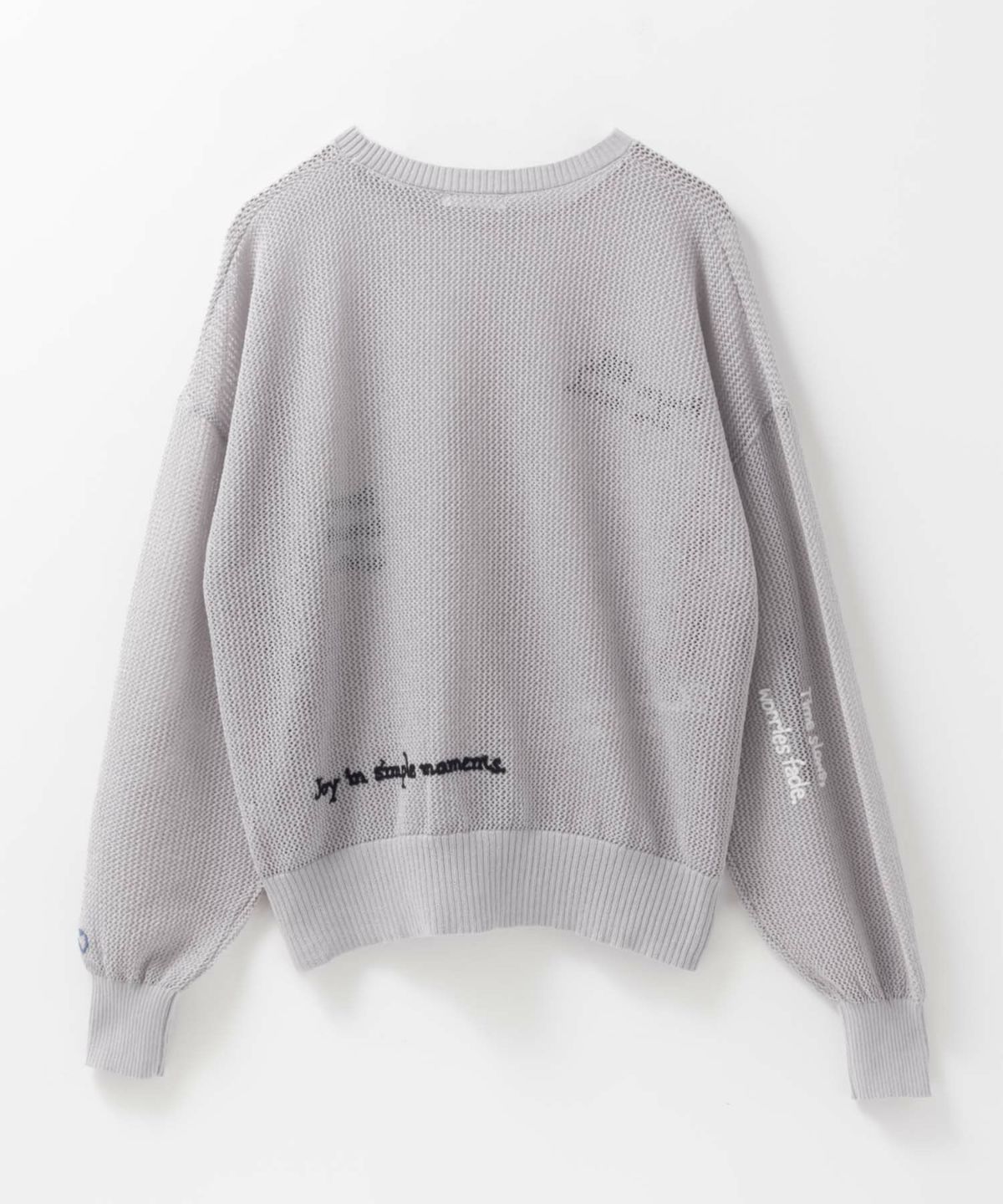 nAvy ランダム刺繍プルオーバー レディース