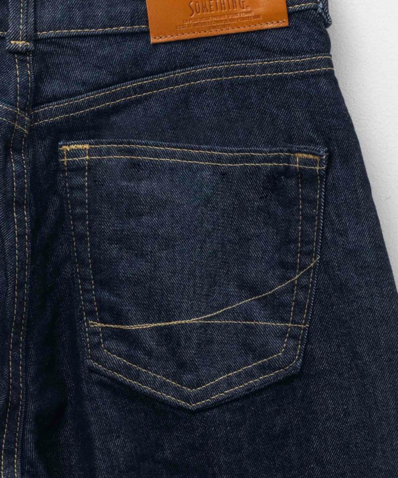 SOMETHING HANA タックカーブデニムパンツ レディース商品画像-13