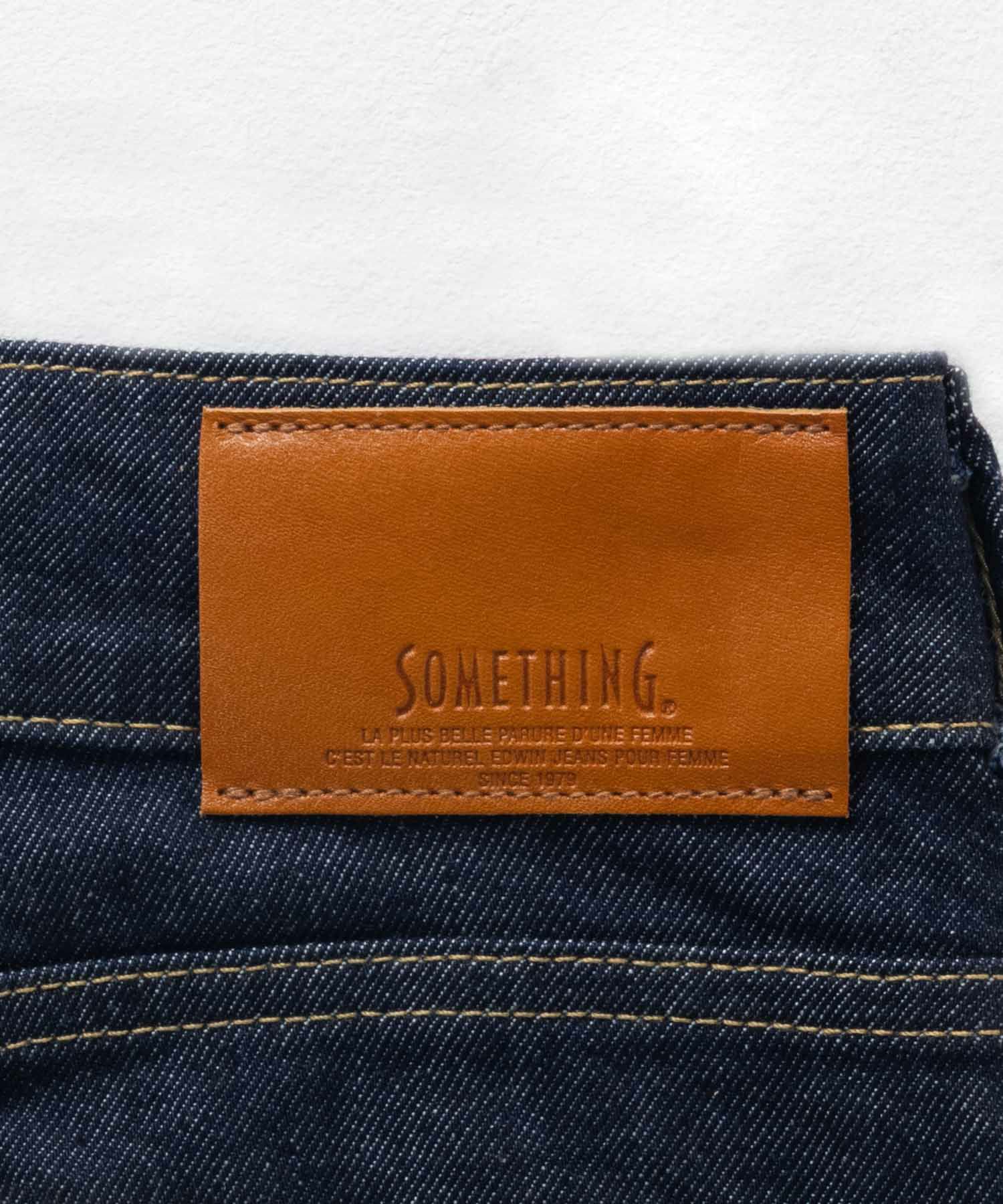 SOMETHING  HANA タックカーブデニムパンツ レディース商品画像-18