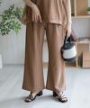Howdy Marie ジャガードセミワイドパンツ レディース