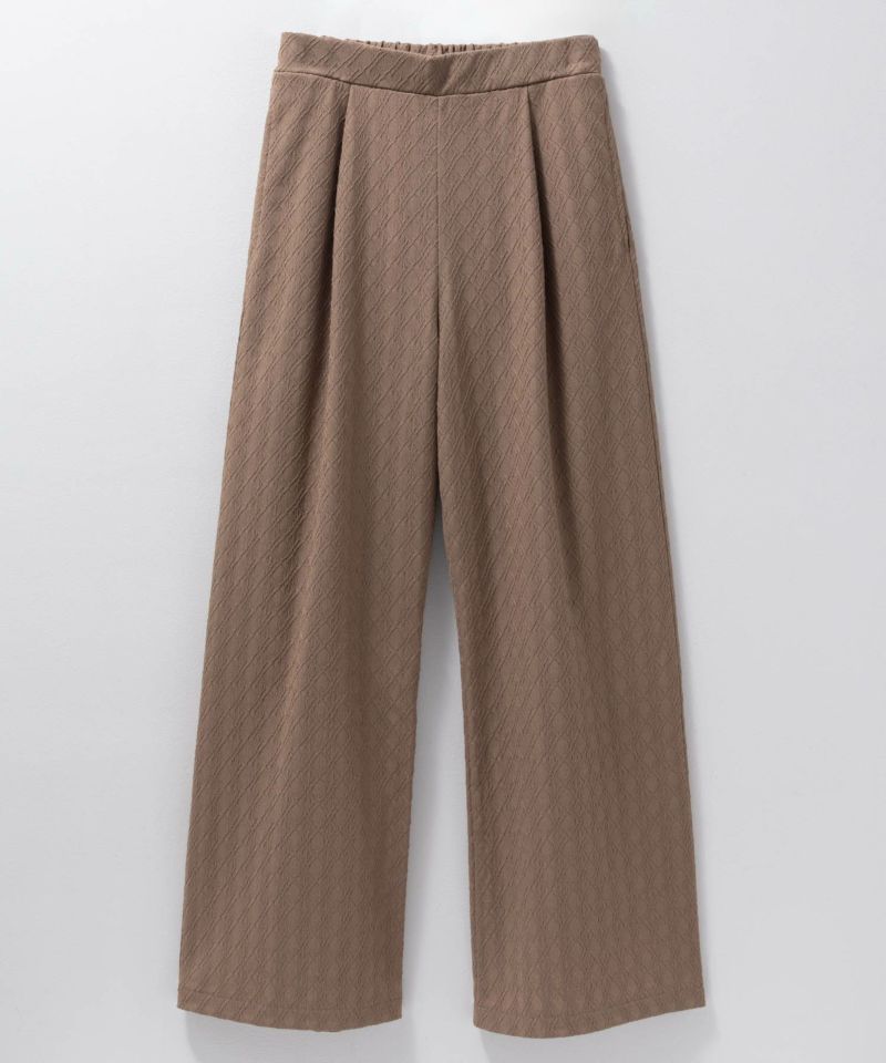 Howdy Marie  ジャガードセミワイドパンツ レディース商品画像-13