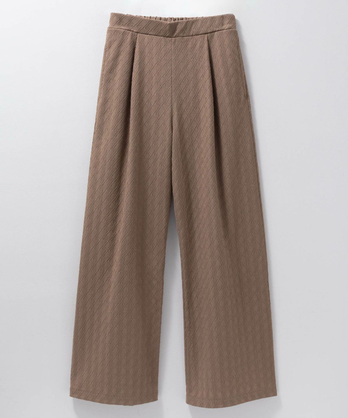 Howdy Marie ジャガードセミワイドパンツ レディース