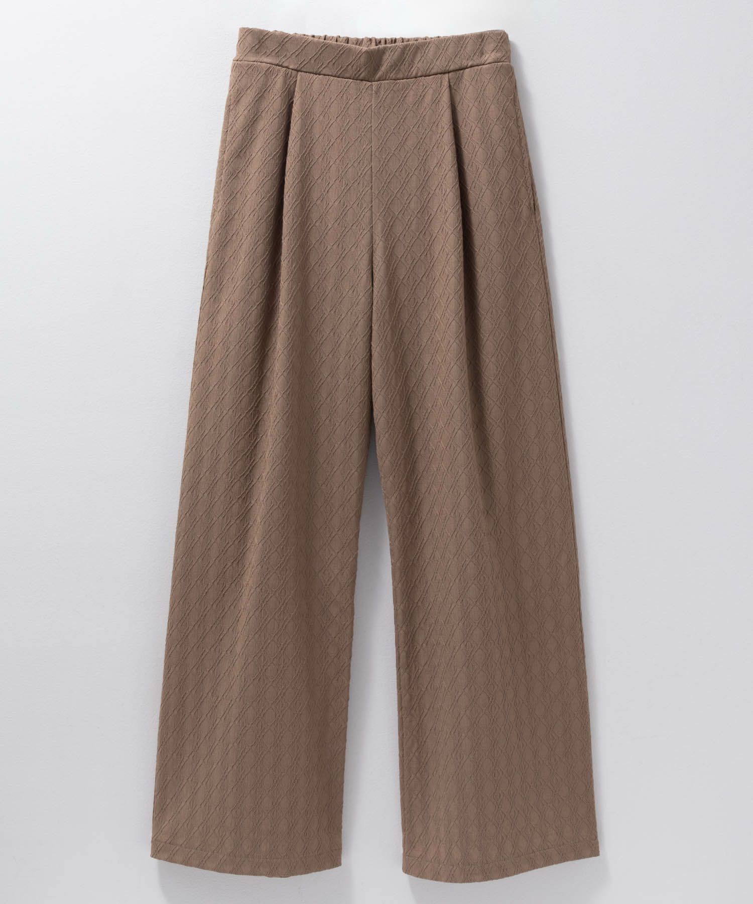 Howdy Marie ジャガードセミワイドパンツ レディース