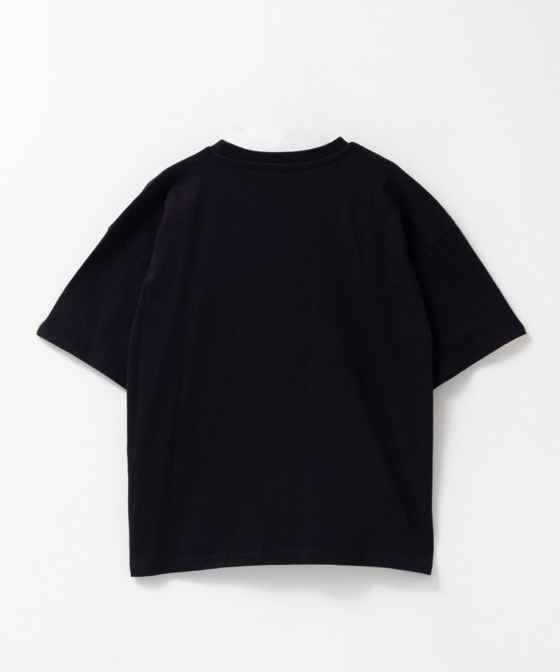 T-GRAPHICS  ビッグシルエット パロディ半袖Tシャツ キッズ ネコポス 対応商品商品画像-2