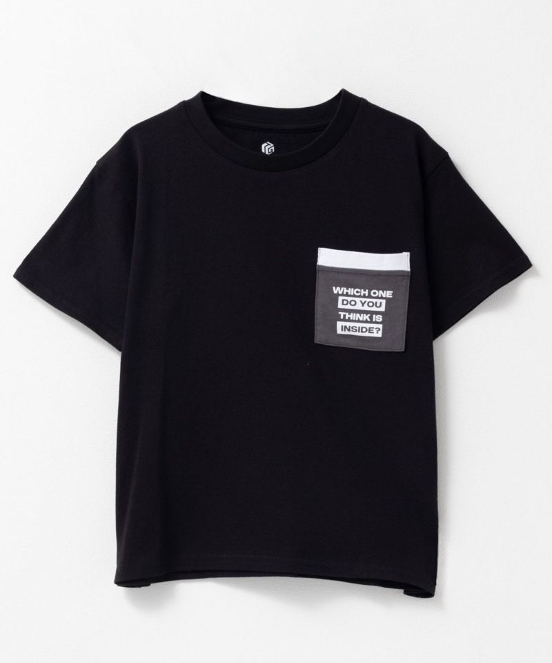 T-GRAPHICS  ポケット付きグラフィック半袖Tシャツ キッズ メール便 対応商品商品画像-1