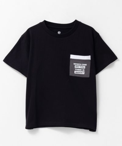 T-GRAPHICS  ポケット付きグラフィック半袖Tシャツ キッズ ネコポス 対応商品