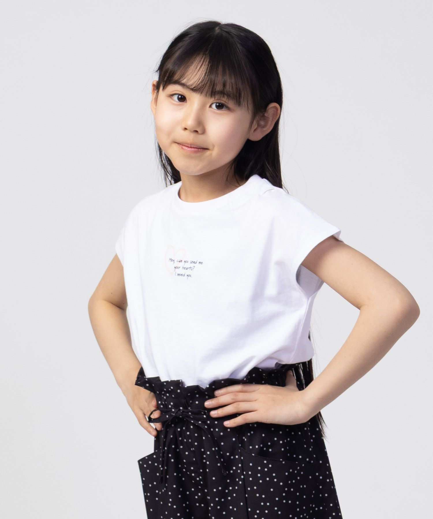 T-GRAPHICS  フレンチスリーブプリント半袖Tシャツ キッズ メール便 対応商品商品画像-3