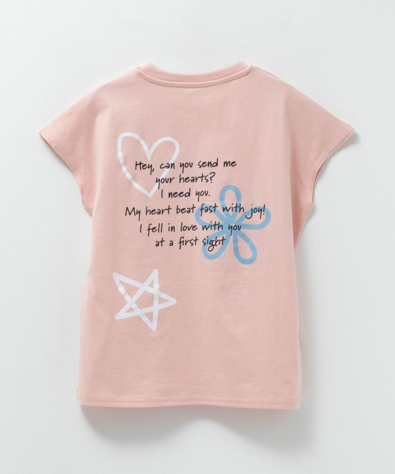 T-GRAPHICS  フレンチスリーブプリント半袖Tシャツ キッズ メール便 対応商品商品画像-8