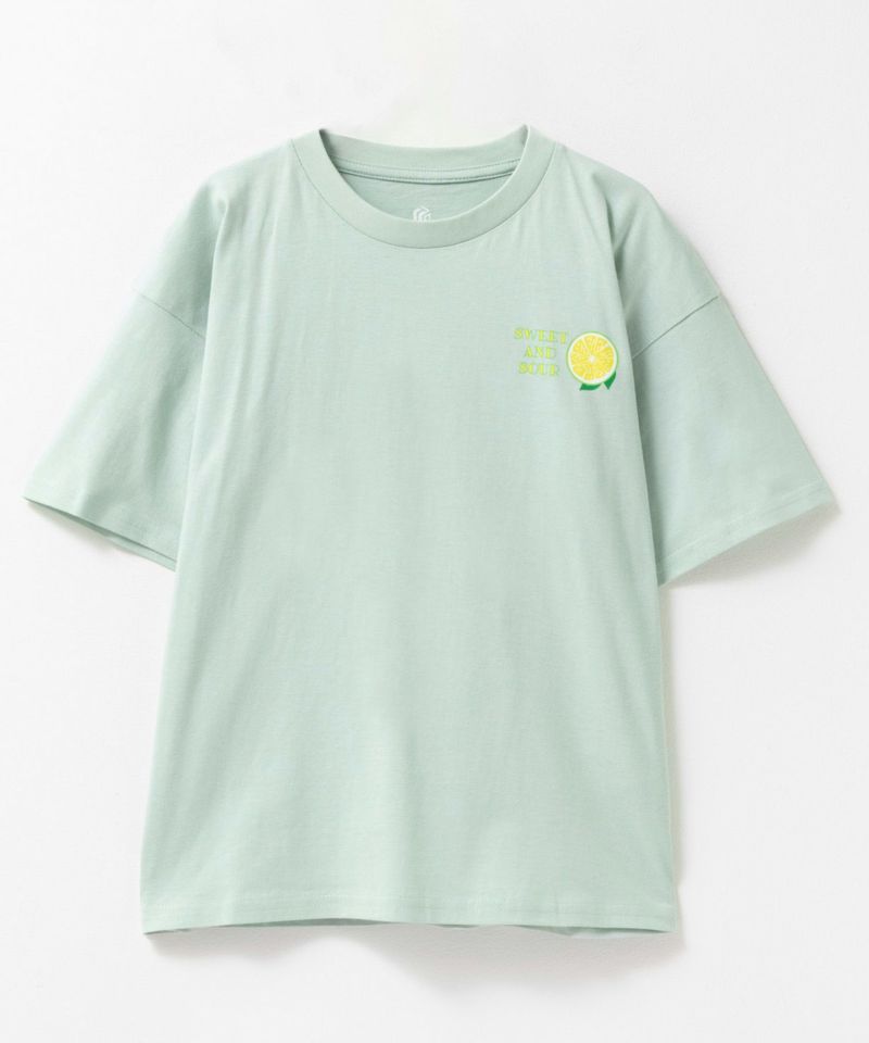 T-GRAPHICS  ビッグシルエット スイーツ柄半袖Tシャツ キッズ ネコポス 対応商品商品画像-1