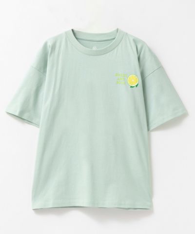T-GRAPHICS  ビッグシルエット スイーツ柄半袖Tシャツ キッズ ネコポス 対応商品