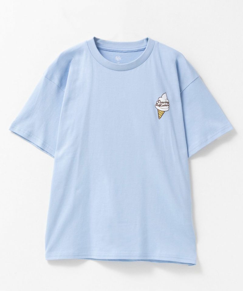 T-GRAPHICS  ビッグシルエット スイーツ柄半袖Tシャツ キッズ メール便 対応商品商品画像-3