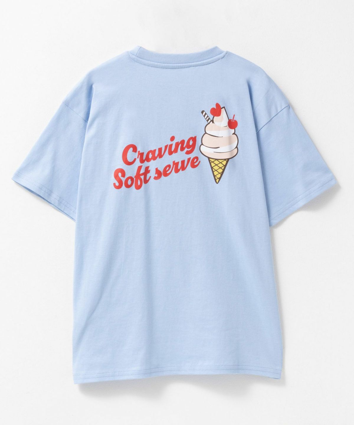 T-GRAPHICS ビッグシルエット スイーツ柄半袖Tシャツ キッズ ネコポス 対応商品