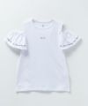 T-GRAPHICS 肩開きデザインプリント半袖Tシャツ キッズ ネコポス 対応商品
