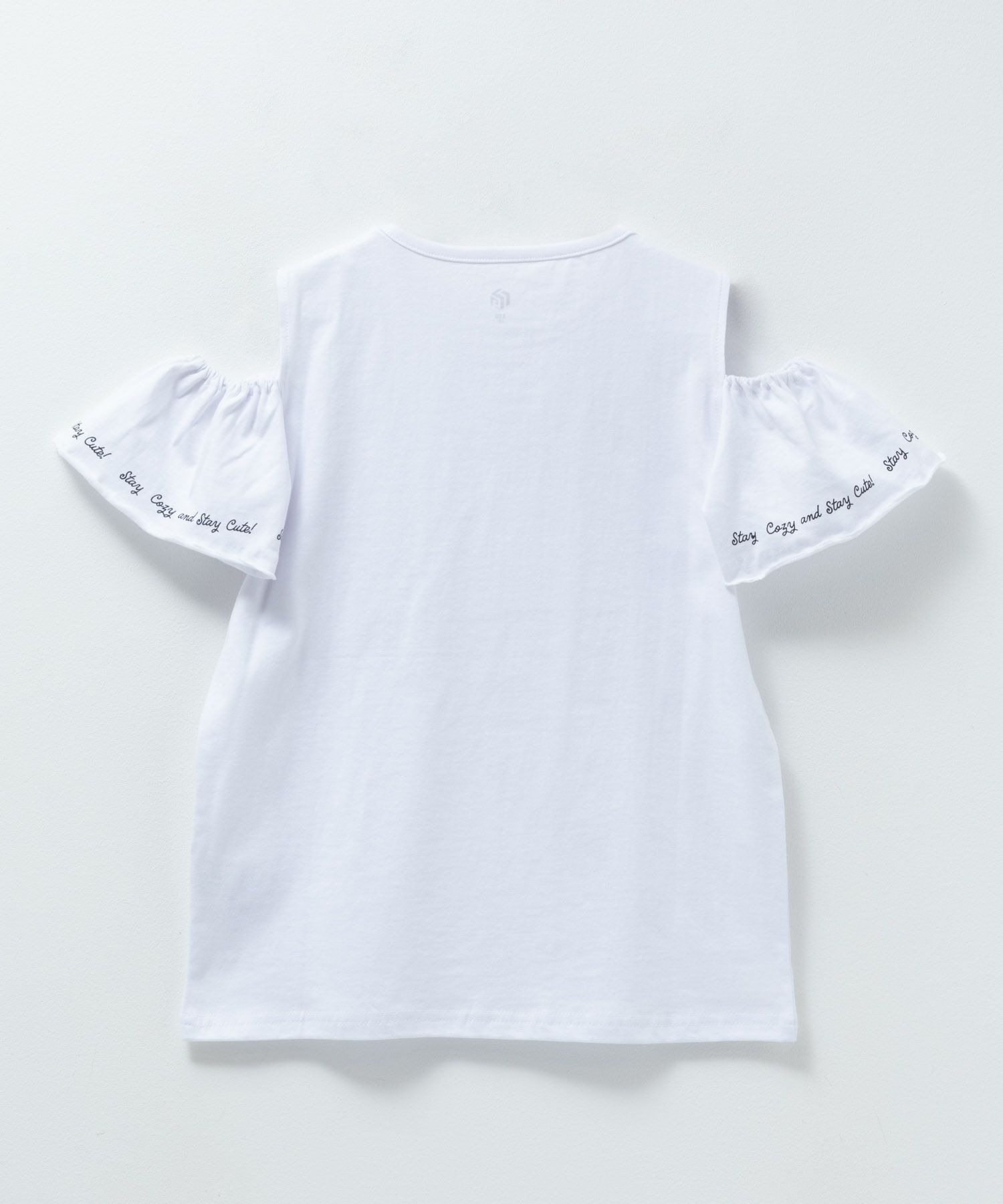 T-GRAPHICS 肩開きデザインプリント半袖Tシャツ キッズ ネコポス 対応商品