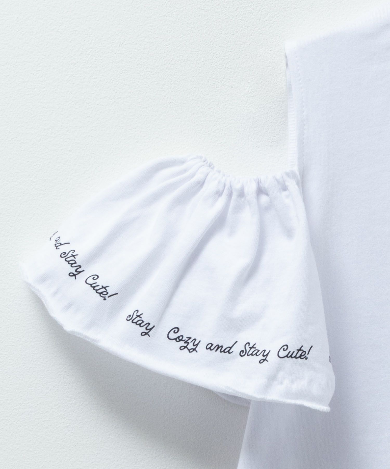 T-GRAPHICS 肩開きデザインプリント半袖Tシャツ キッズ ネコポス 対応商品