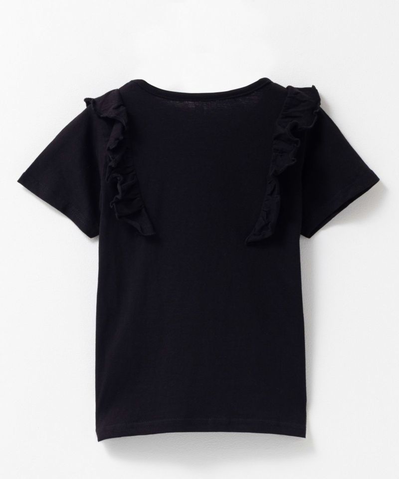 T-GRAPHICS  肩フリルデザインプリント半袖Tシャツ キッズ ネコポス 対応商品商品画像-2
