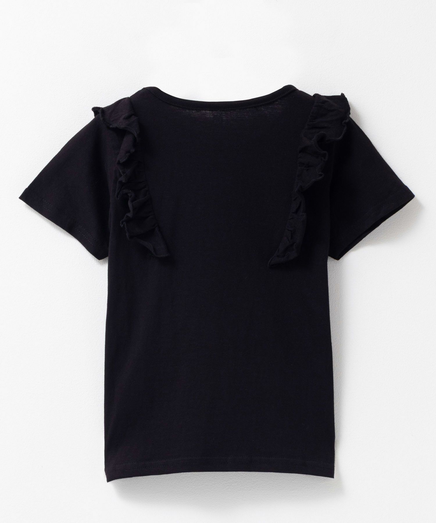 T-GRAPHICS  肩フリルデザインプリント半袖Tシャツ キッズ メール便 対応商品商品画像-2