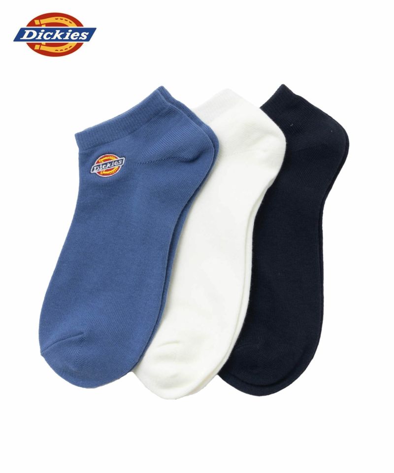 Dickies  アンクルソックス アソート刺繍 3足組 メンズ商品画像-1