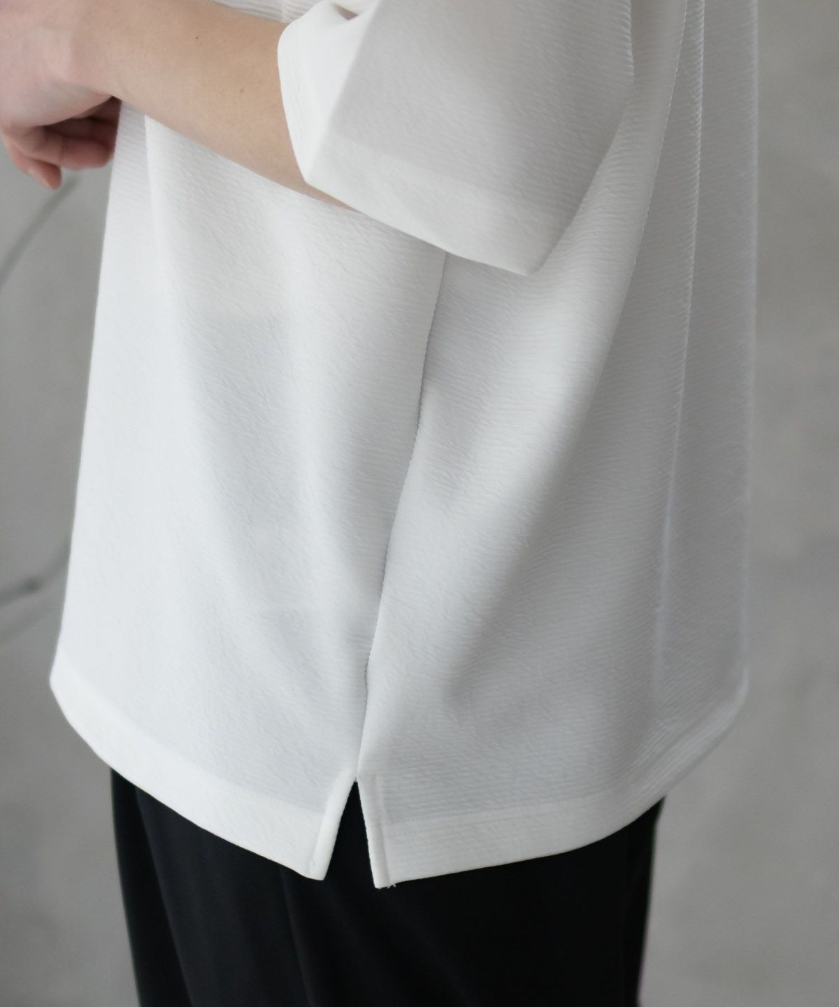 URBAN COLLECTION AIR Smoosy ドライリップル 無地テーパードTシャツ メンズ ネコポス 対応商品