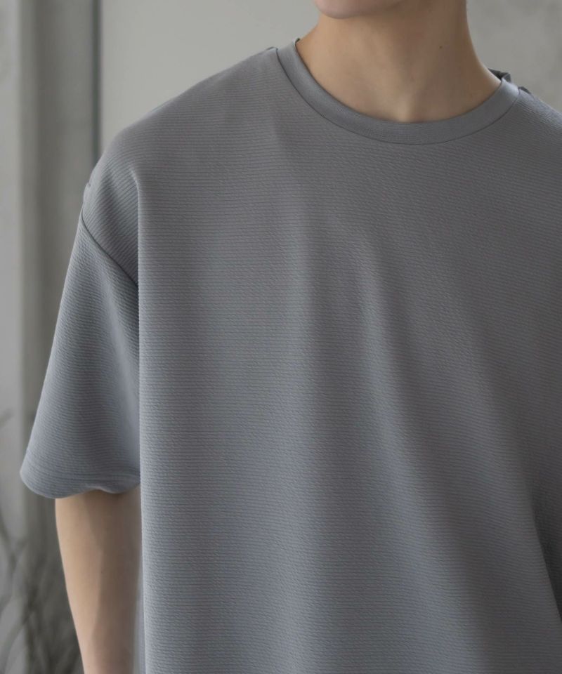 URBAN COLLECTION  AIR Smoosy ドライリップル 無地テーパードTシャツ メンズ メール便 対応商品商品画像-12