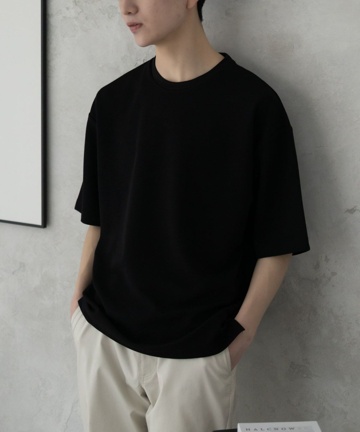 URBAN COLLECTION AIR Smoosy ドライリップル 無地テーパードTシャツ メンズ ネコポス 対応商品