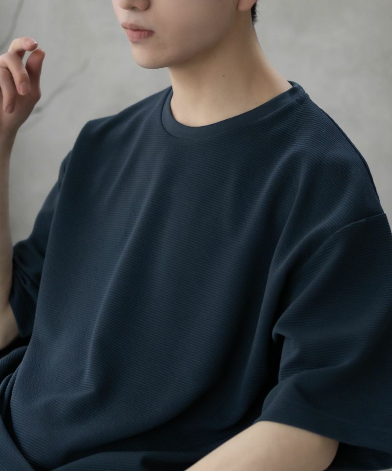 URBAN COLLECTION  AIR Smoosy ドライリップル 無地テーパードTシャツ メンズ メール便 対応商品商品画像-19