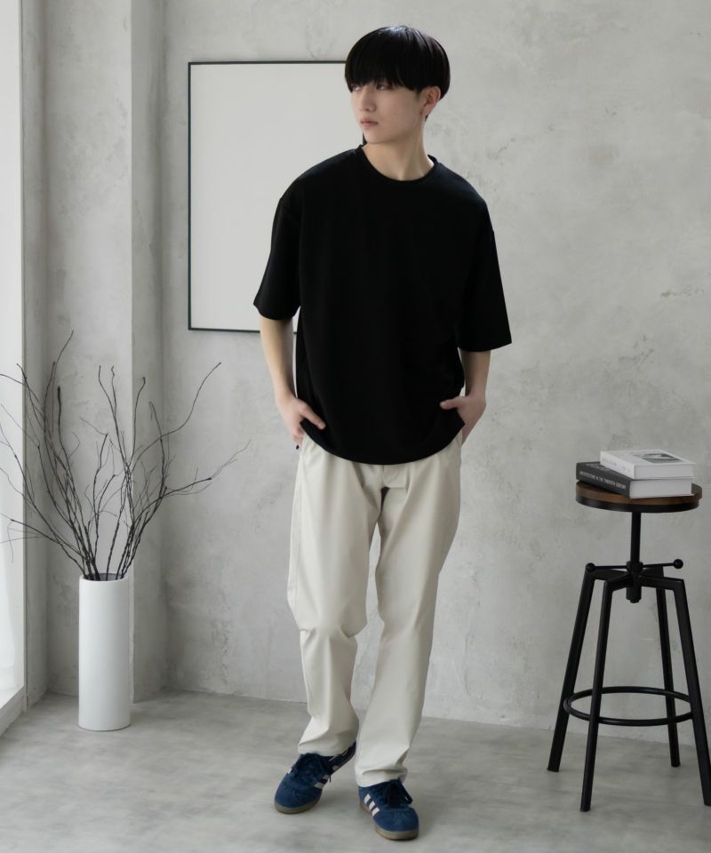 URBAN COLLECTION  AIR Smoosy ドライリップル 無地テーパードTシャツ メンズ メール便 対応商品商品画像-38