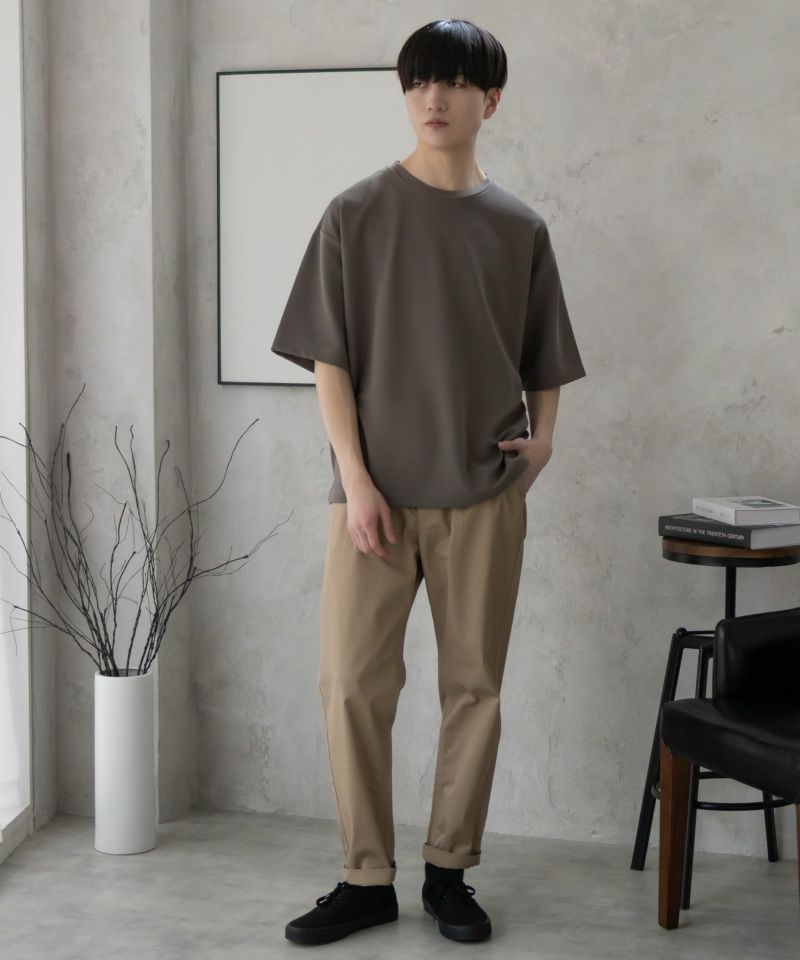 URBAN COLLECTION  AIR Smoosy ドライリップル 無地テーパードTシャツ メンズ メール便 対応商品商品画像-40