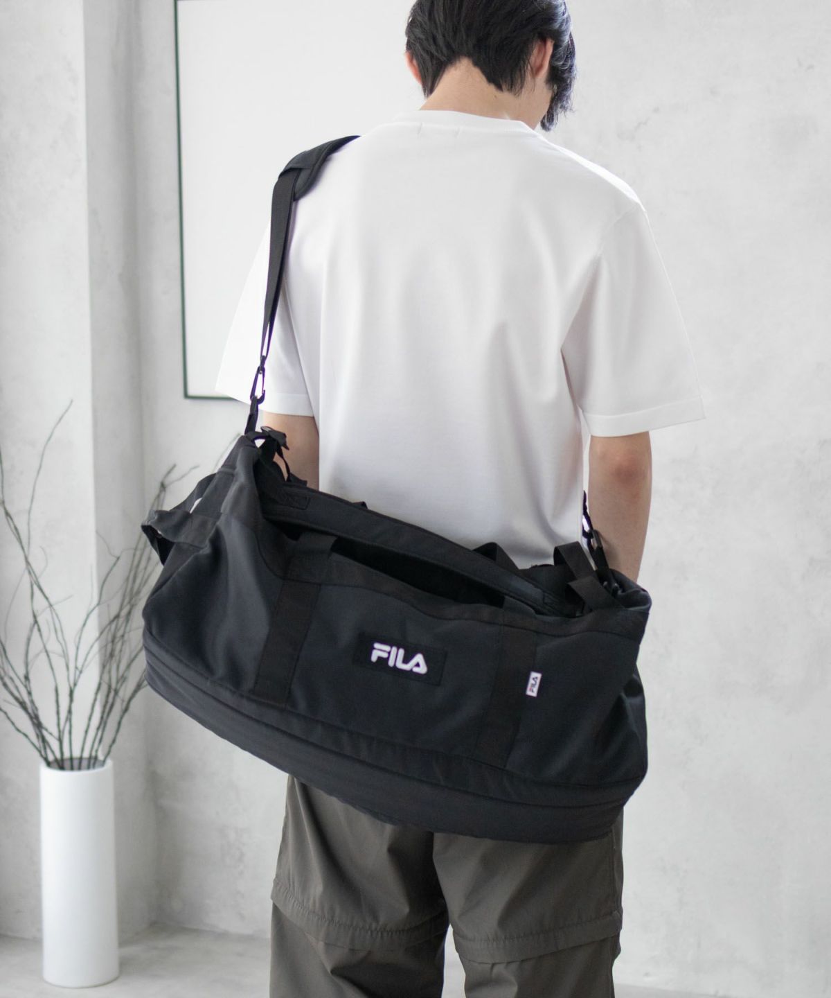 大容量 FILA 3WAYボストンバッグ