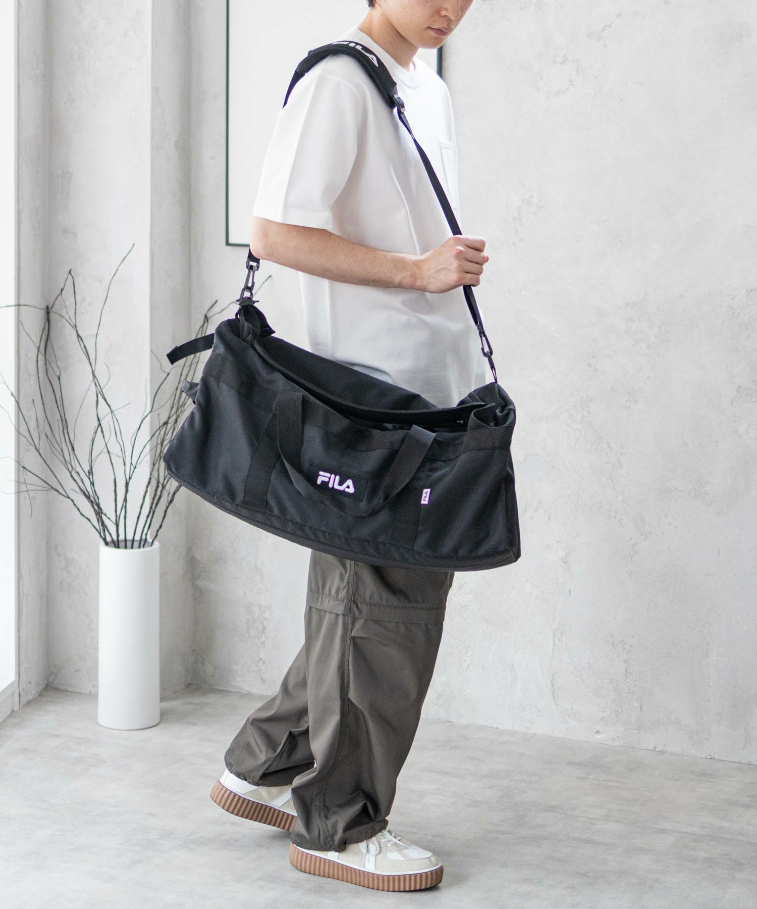 大容量 FILA 3WAYボストンバッグ