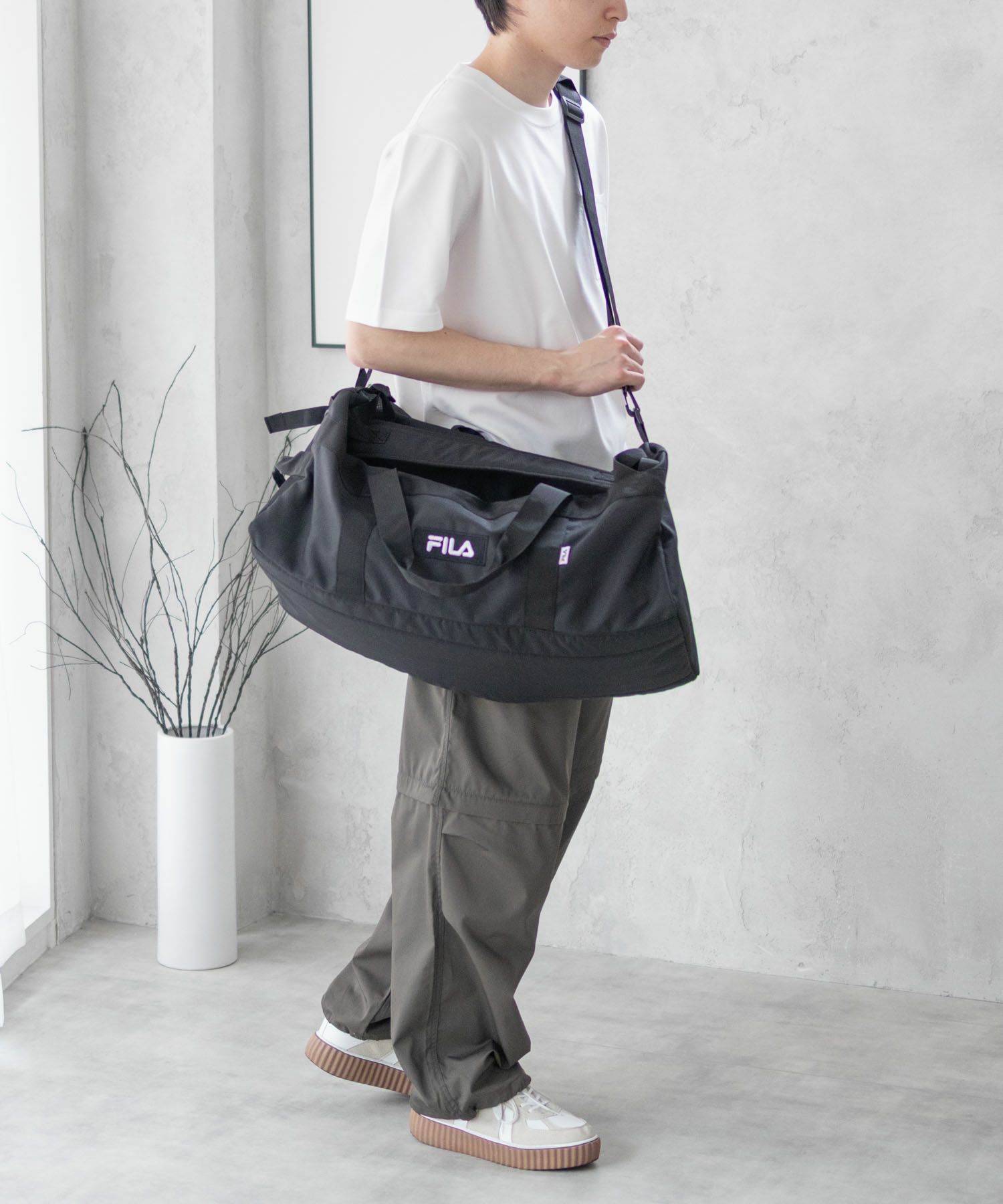 大容量 FILA 3WAYボストンバッグ