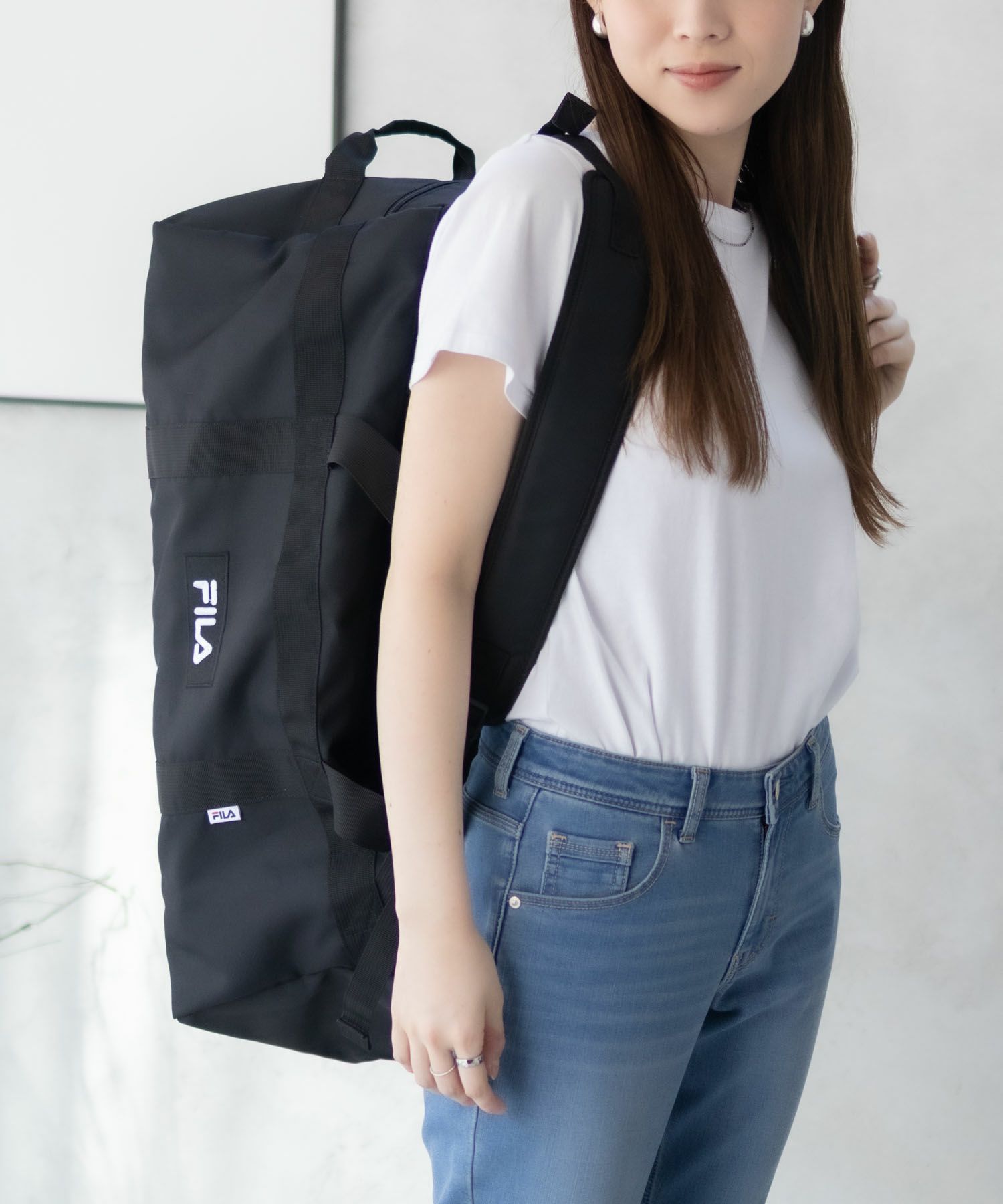大容量 FILA 3WAYボストンバッグ