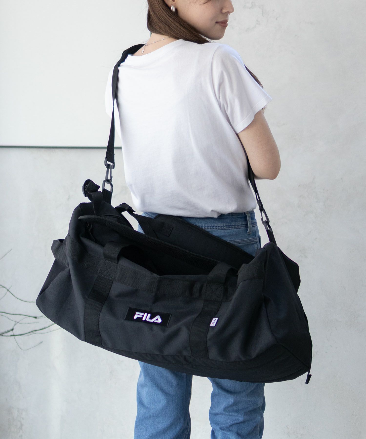 大容量 FILA 3WAYボストンバッグ