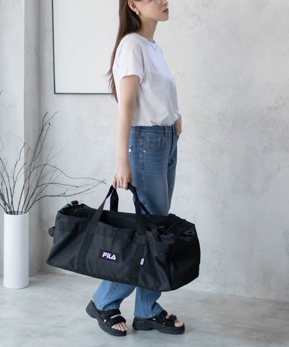 大容量 FILA 3WAYボストンバッグ