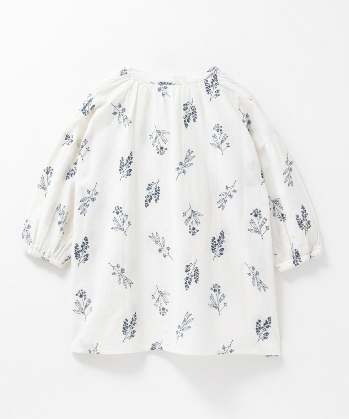 Howdy Marie インドファブリック 綿麻刺繍プルオーバー レディース