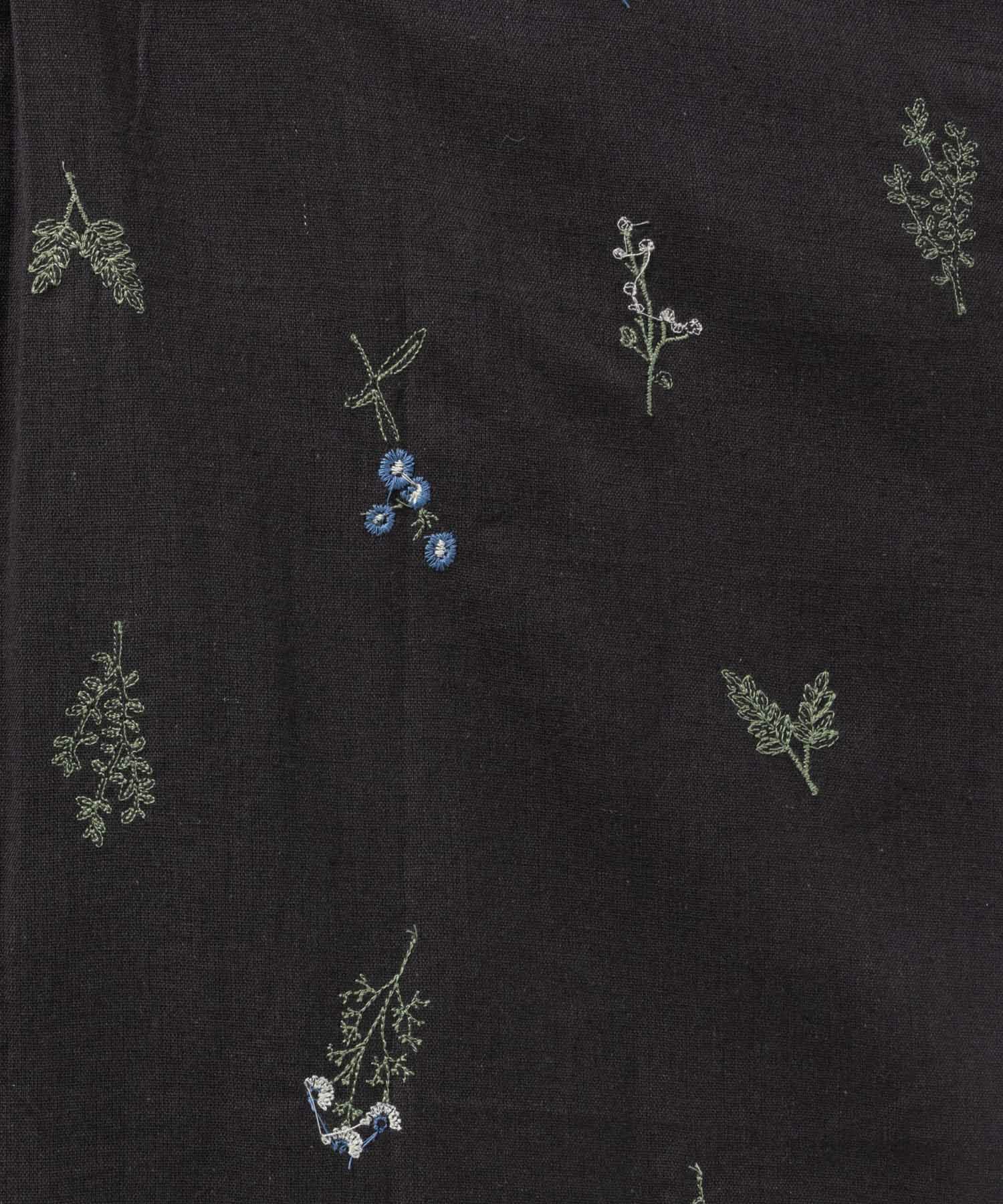 Howdy Marie インドファブリック 綿麻刺繍プルオーバー レディース